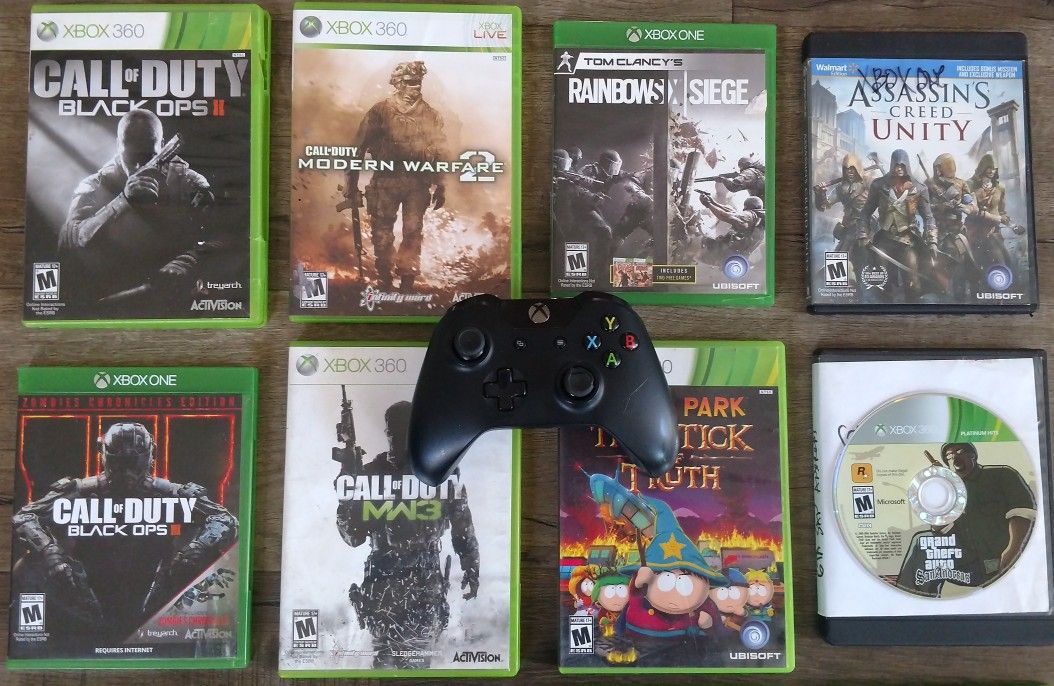 Xbox One/360 GAME AND CONTROLLER BUNDLE Electronics & Media