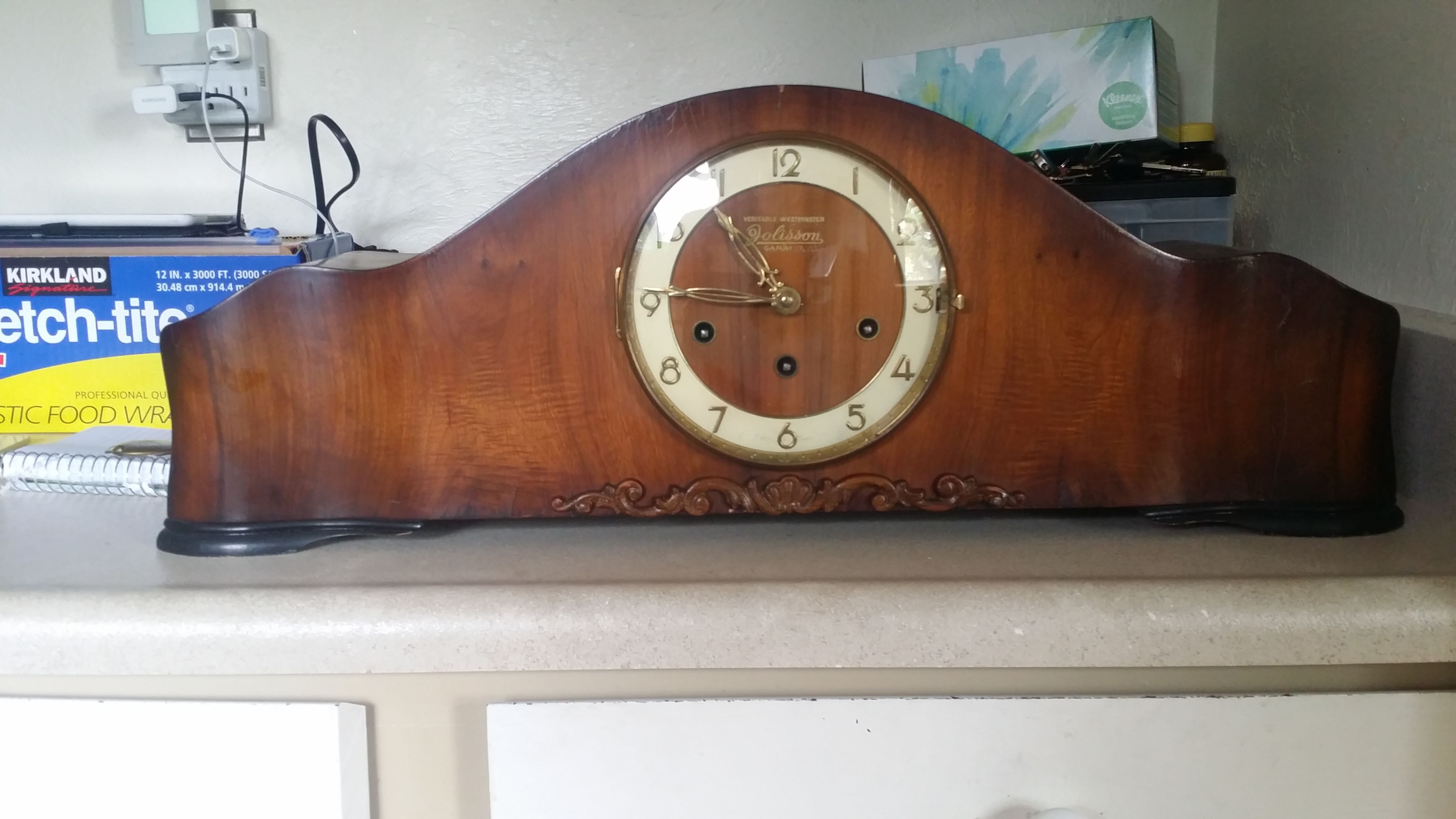 Antique ,German, mantle clock