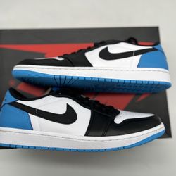 Size 11 - Air Jordan 1 Low OG UNC Dark Powder Blue Men’s White Black Nike AJ I