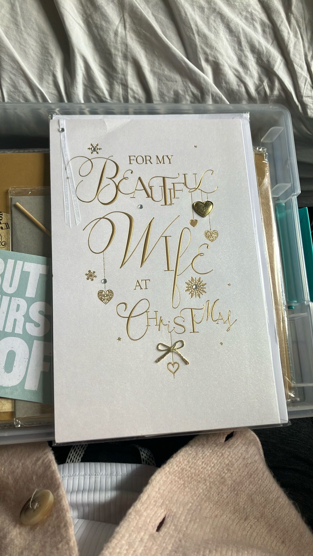 3 Brand New Christmas Cards For Wife