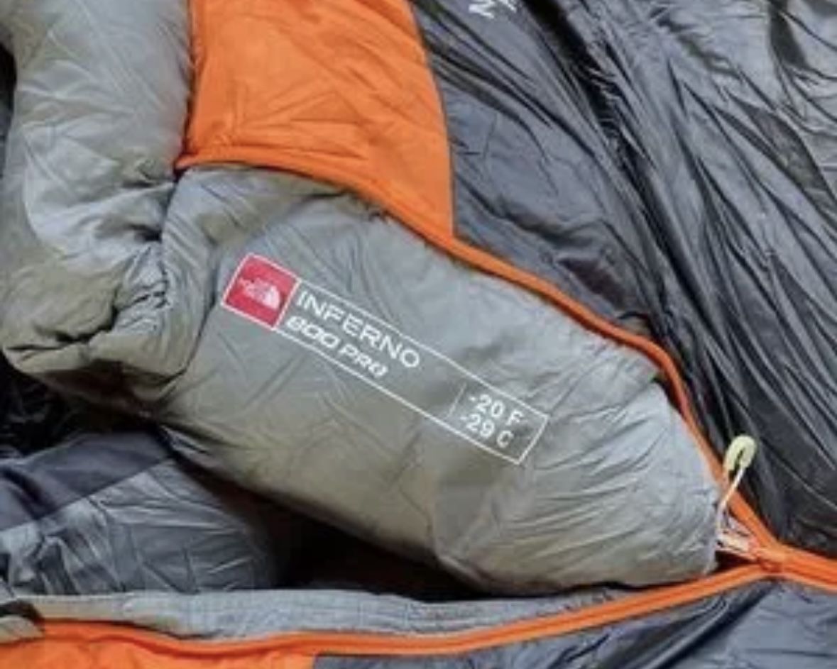 North Face PRO 800 Down Inferno Sleeping Bag OBO