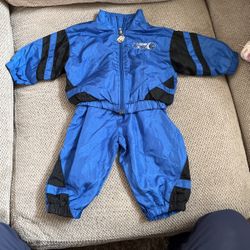 Sz 12 Months Kids Vintage NBA Windbreaker 