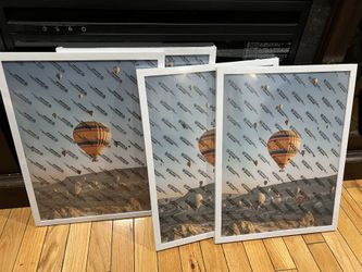 12 PIECE Gallery Photo Frame In White With Shatter Resistant Plexiglass