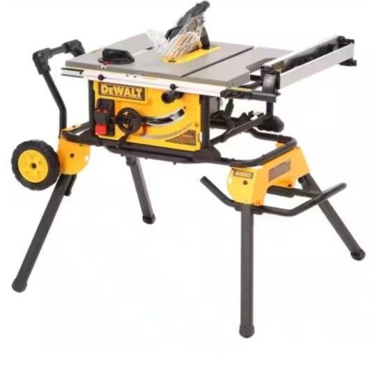 DEWALT
15 Amp Corded 10 in. Job Site Table Saw with Rolling Stand