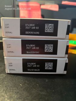 Qty 3 - 5x3 ml Cartridges