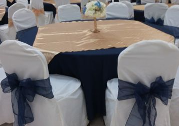 Navy Blue Round Table Cloths **MUST SELL Asap**