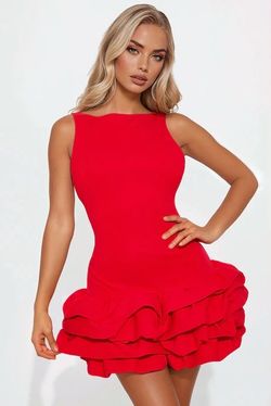 Women Red Dress / Vestido Rojo