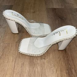 Pearl Embellished Heels