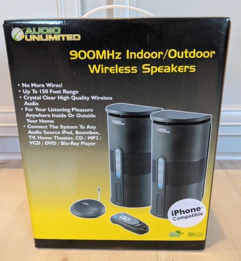 Brand New Wireless Indoor Outdoor Speakers