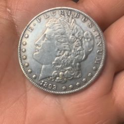 1893 S MORGAN DOLLAR 