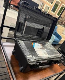 Heavy-Duty Hard Protective Case with Customizable Padded Dividers - Waterproof Tool / Camera Case - Black
