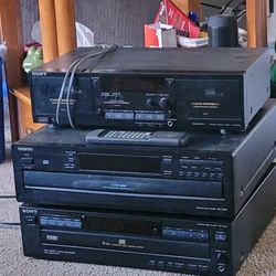 Stereo Equipment (All Three For Sale Together Not Free )