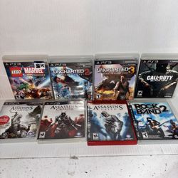Sony PlayStation3 games lot of 8