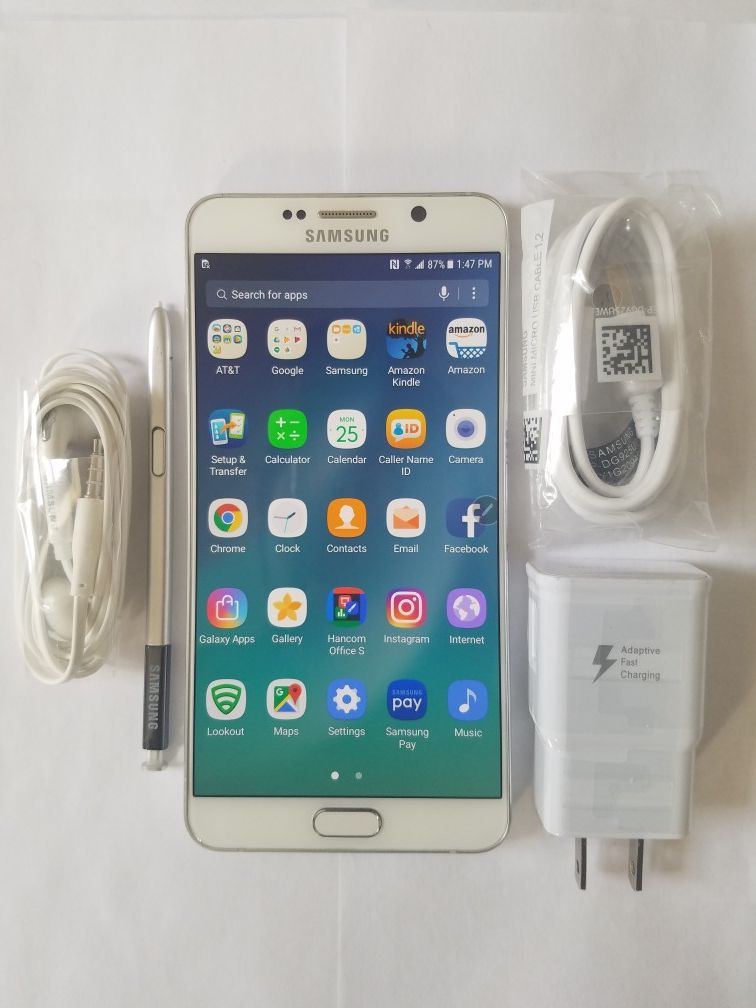 Samsung Galaxy Note 5. Factory Unlocked and Usable with Any Company Carrier SIM Any Country