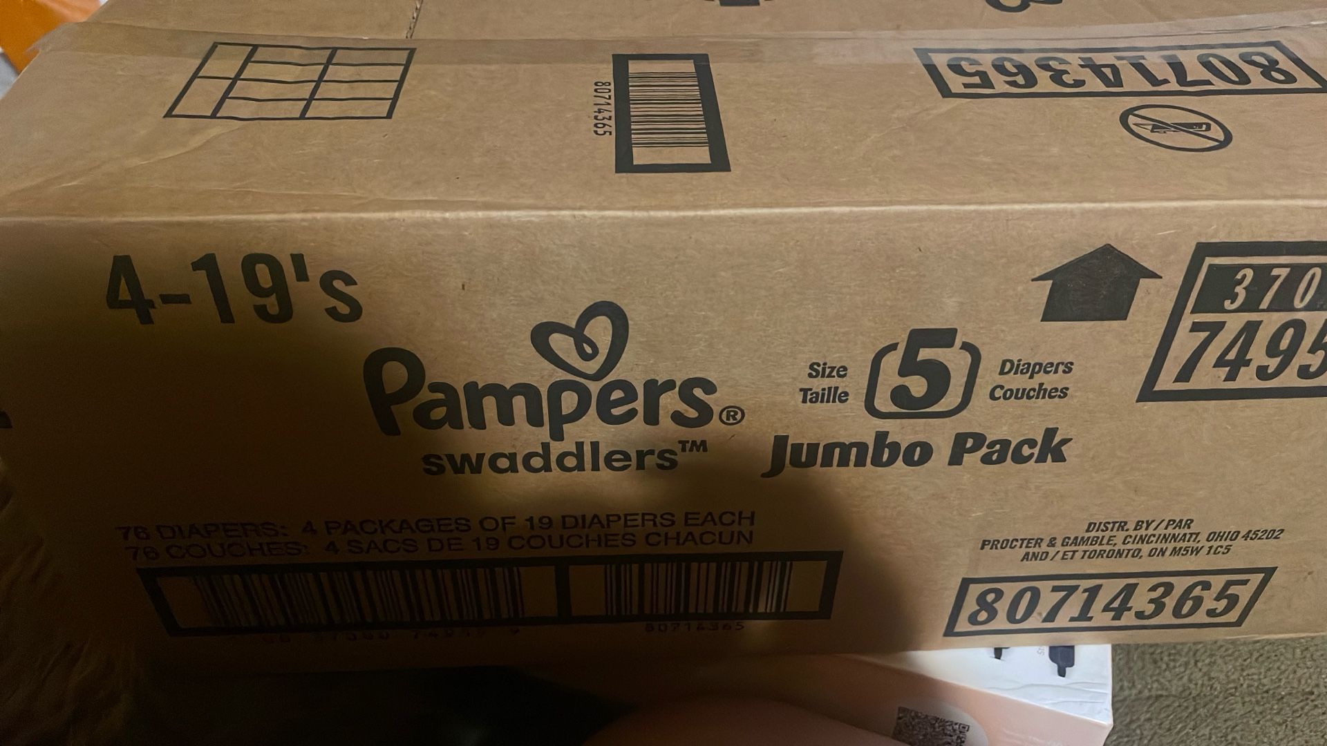 Size 5 diapers