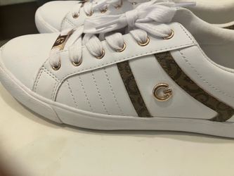Guess white shoes size 9