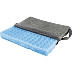 Drive Medical DualEase Gel Seat Chair Cushion for Wheelchair, Office Chairs & More, 20 Inch 2-Sided Pressure Relieving Cushion with Cooling Airflow, M