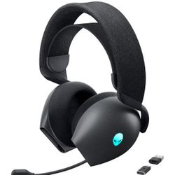 Alienware Tri-Mode Wireless Gaming Headset AW725H - Wired/Wireless, Bluetooth 5.3, Audio Output - 20 Hz, Mini-Phone (3.5mm), Battery Talk Time Up to 5