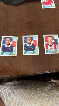Kylian Mbappe and Erling Haaland2026 World cup stickers