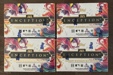 2025 Topps Inception baseball hobby box