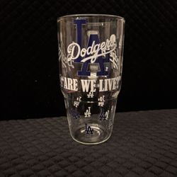 LA Dodgers Thermoflask And Glass Tumbler 