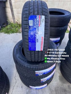 215/60/16 Atlander Set of Tires Installed and Balanced Set de Llantas Nuevas Instaladas y Balanceadas