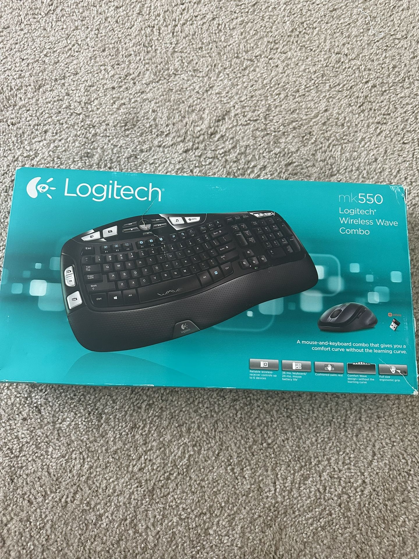 Logitech mk550 Wireless wave combo