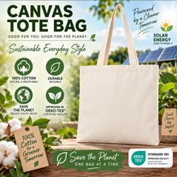 Cotton tote bag 15Wx16H