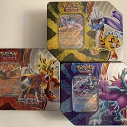 Pokemon Card Tin. 5 Packs Inside + Promo