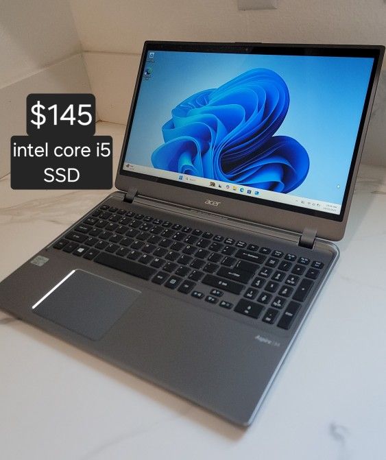 Windows 11 Acer Aspire laptop. Intel core i5. SSD. 👍Delivery Available Se Habla Español👍