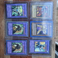 Yugioh Elemental Hero Mattel Figure Promo Cards Vintage Glossy Lot (burst,blade)