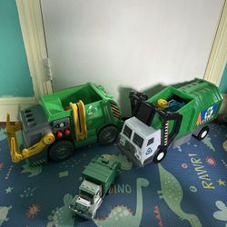 Toy Garbage / Recycle Trucks