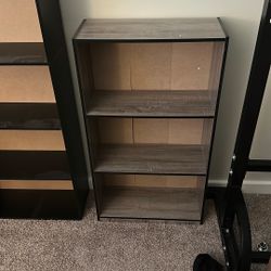 Gray Small bookshelf