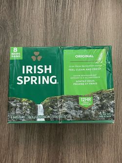 New! Irish Spring Original Bar Soap 8-Pack $5 Pack