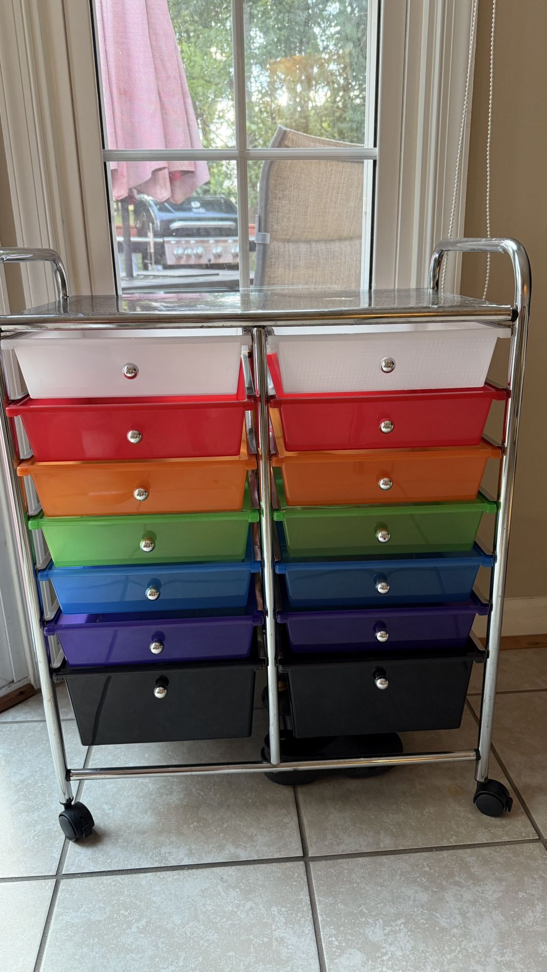 Moving Sale - 14 Drawers Storage Rolling Cart