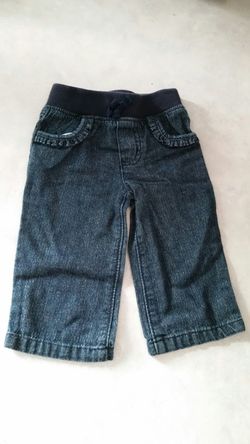 SIZE 12 MONTHS. .JEANS WITH SPARKLE