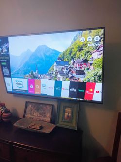 55 LG smart tv
