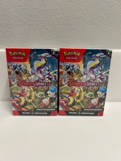 Scarlet & Violet base set booster bundle 6 pack