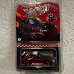 Hot Wheels Nissan Skyline GT-R (BNR34) Red Line Club Ox Blood