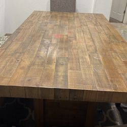 Farm House Full Dining Table Set- Huge Move Out Sale