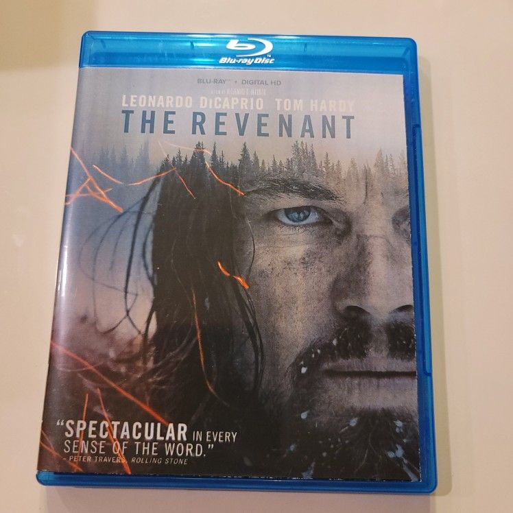 $5 BLU RAY , THE REVENANT BLU RAY ONLY NO DIGITAL OR DVD. $5 OR TRADE FOR A MOVIE TITLE  I DO NOT ALREADY OWN. 