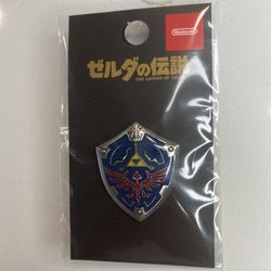 Hyrule Shield Pin from Nintendo Store Tokyo