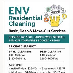 Residential Cleaning Services 