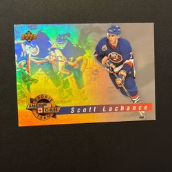 Scott LaChance Upper Deck 1992-93 Rookie American Team Holographic AC4