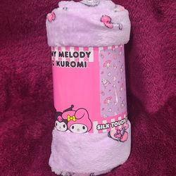 Sanrio My Melody and Kuromi Silk Touch Throw Blanket NWT