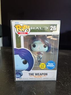 Gamestop Exclusive GITD Halo The Weapon Funko Pop