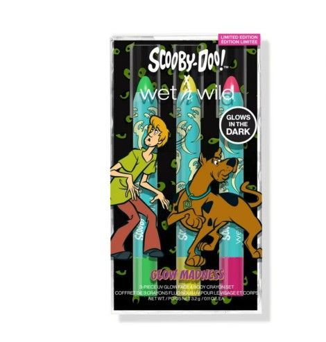 Wet n Wild Scooby Doo Glow Madness 3-Piece Uv Glow Face & Body Crayon Set