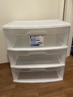 Sterilite 3-Drawer Wide Storage – Like New