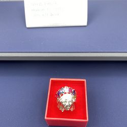 10K Yellow Gold Indian Head Ring – Classic Warrior