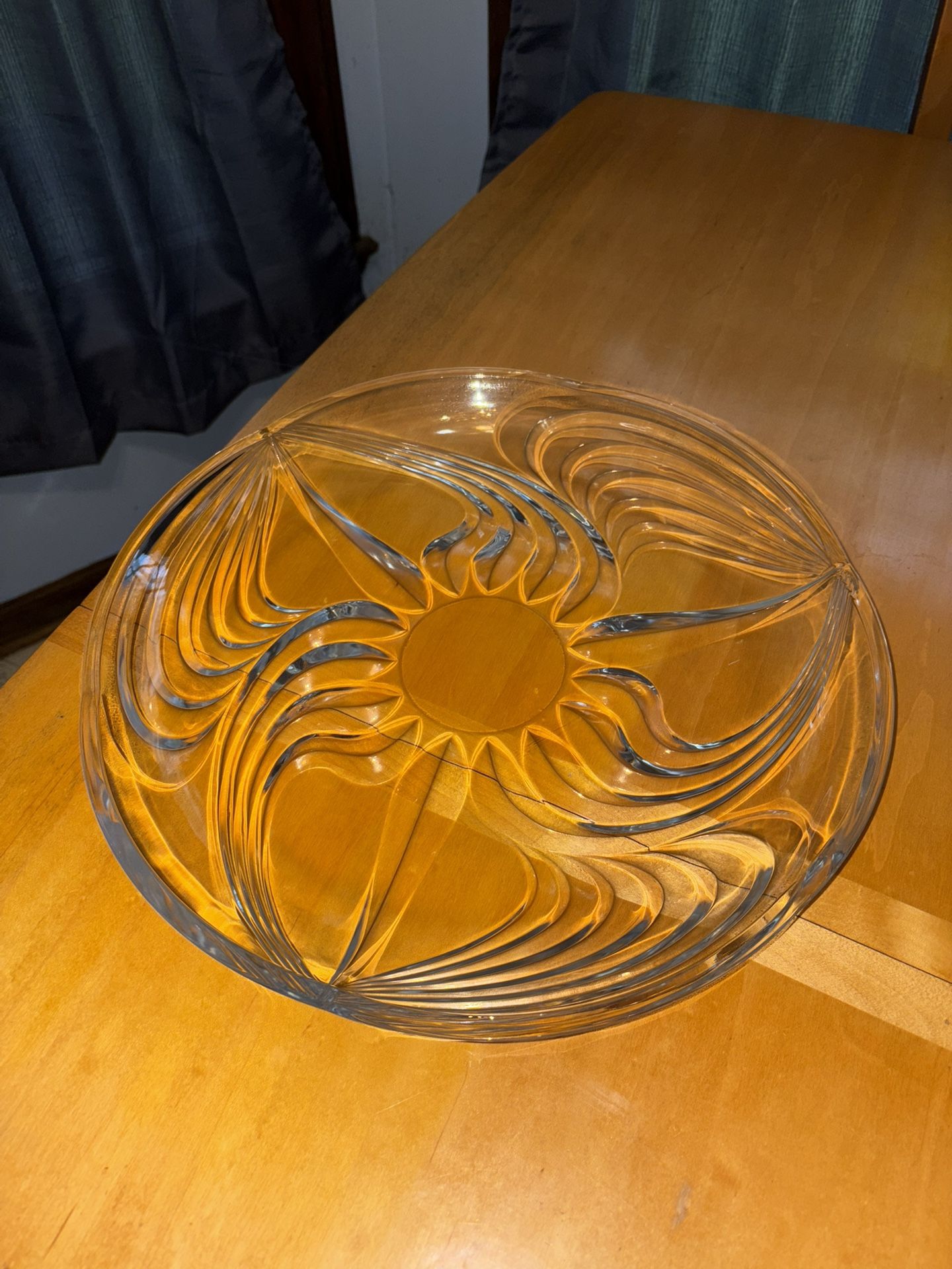 Block Horizon Crystal Platter